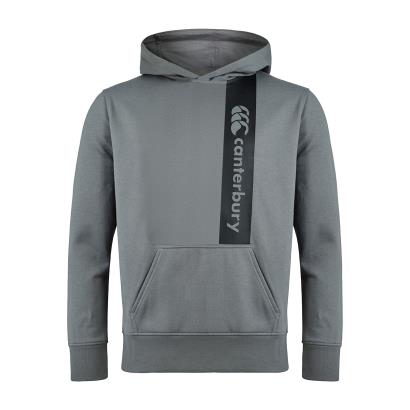 Canterbury Youths OH Large Logo Hoodie - Smoked Pearl - Front