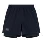 Canterbury Mens 2 in 1 Gym Shorts - Black - Front