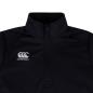 Canterbury Club 1/4 Zip Mid Layer Training Top Black - Canterbury Logo
