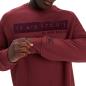 Canterbury Mens Oversize Crew Neck Sweatshirt - Chocolate - Sleeve and Logo Detail