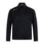 Canterbury Mens Full Zip Track Jacket - Black and Pale Green - Front