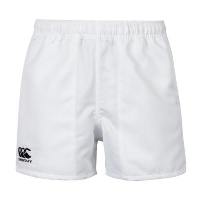 Canterbury Mens Polyester Professional Rugby Match Shorts - White - Front