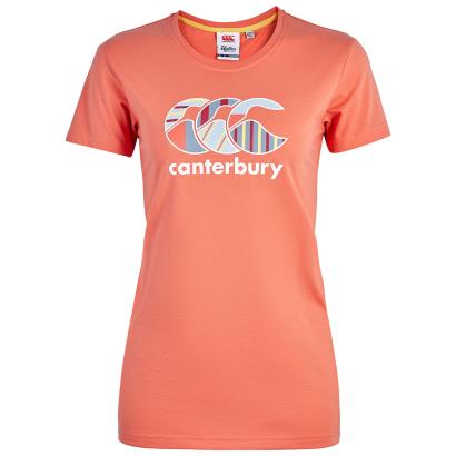 Canterbury Womens Uglies Tee - Coral - Front