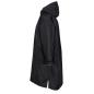 Adults Unbranded Teamwear Weatherproof Changing Robe - Black - Side