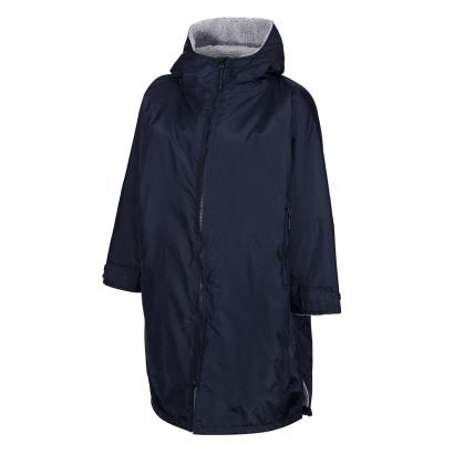Adults Unbranded Teamwear Weatherproof Changing Robe - Navy - Front
