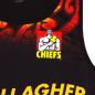 adidas Mens Super Rugby Chiefs Performance Singlet - Black - Chiefs Logo