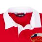 Chile Mens Rugby Origins 1935 Rugby Shirt - Long Sleeve Red - Collar