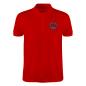 Special Edition Coronation Mens Classic Polo Shirt - Red - Front