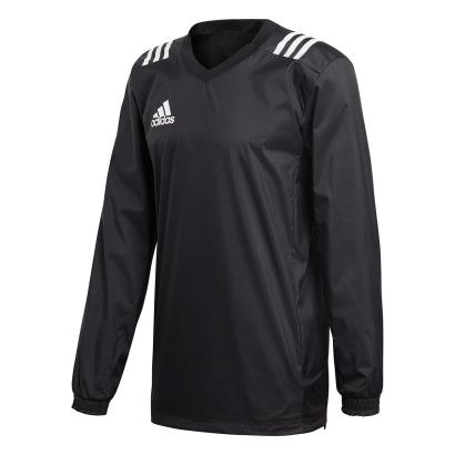 adidas Mens Teamwear Rugby Contact Training Top - Black - Front