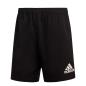 adidas 3S Rugby Match Shorts Black - Front