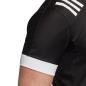 adidas 3S Rugby Match Shirt Black - Detail 2