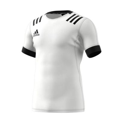 adidas 3S Rugby Match Shirt White - Front