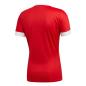 adidas 3S Rugby Match Shirt Red - Bakc