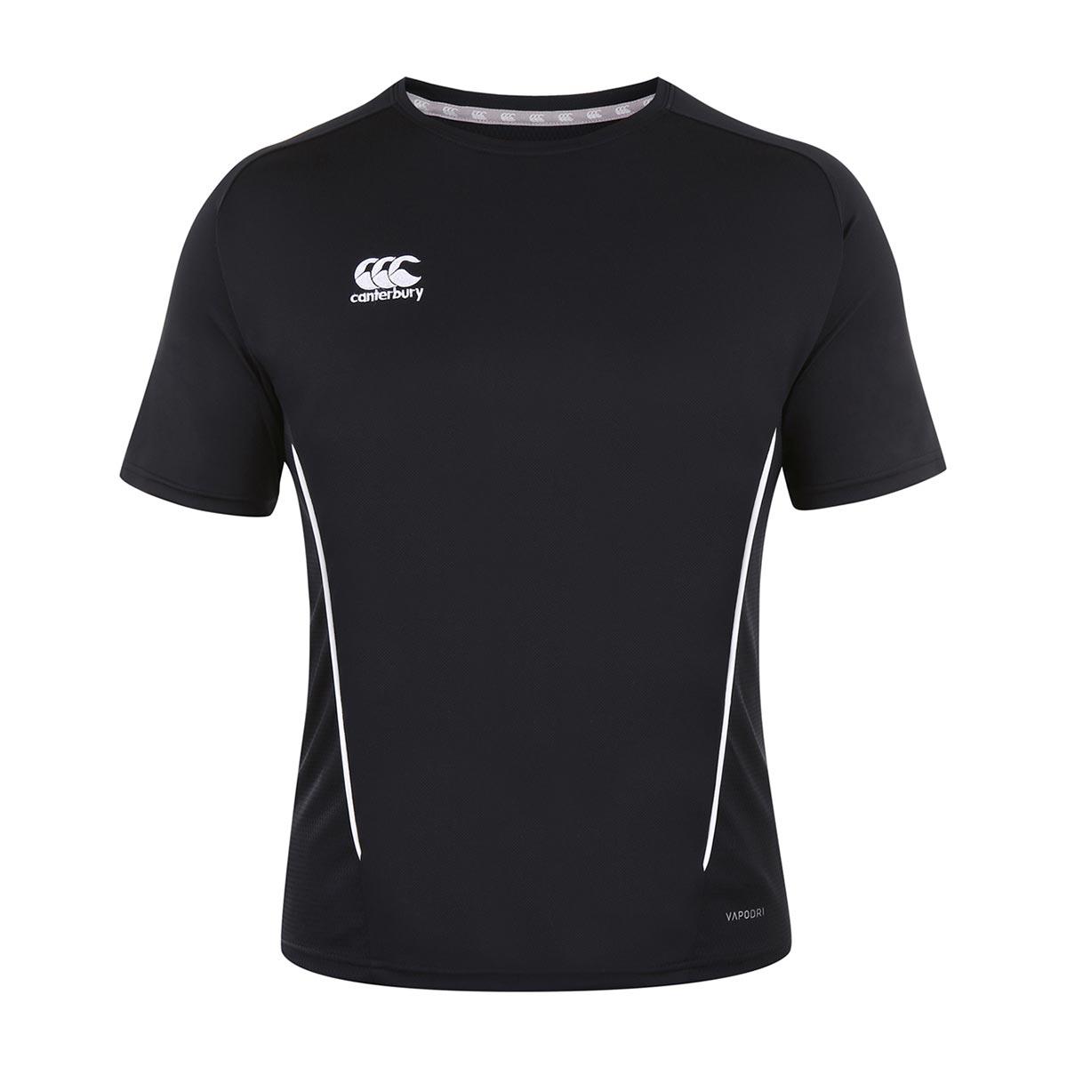 Kids Black Canterbury Teamwear Team Dry Tee Shirt | rugbystore