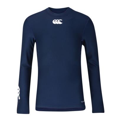 Canterbury Thermoreg Baselayer L/S Cold Top Navy Kids - Front