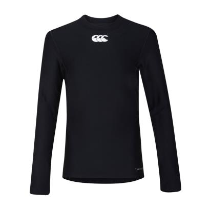 Canterbury Thermoreg Baselayer L/S Cold Top Black Kids - Front