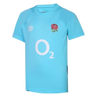 England Kids Gym Training T-Shirt - Bachelor Button 2023 - Front