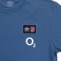 England Mens Cotton T-Shirt - Ensign Blue 2023 - England Rose, Umbro and O2