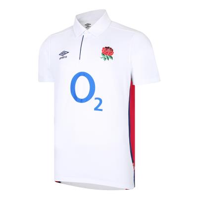 Umbro England Mens Classic Home Rugby Shirt - Short Sleeve - Front