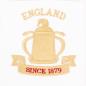England Mens Calcutta 1879 Classic Rugby Shirt - White - Badge