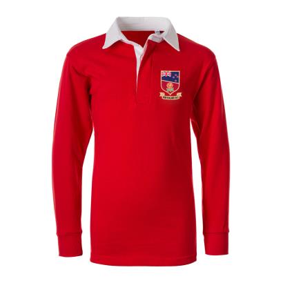 Womens World Cup 2022 - England Kids Classic Rugby Shirt - Red -