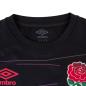 England Mens Alternate Rugby Shirt - Short Sleeve Black 2023 - England Rose and Umbro