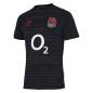 England Mens Alternate Rugby Shirt - Short Sleeve Black 2023 - Front