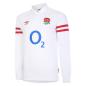 England Mens Classic Home Rugby Shirt - Long Sleeve White 2023 - Front