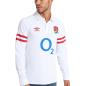 England Mens Classic Home Rugby Shirt - Long Sleeve White 2023 - Model