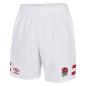 England Kids Home Rugby Shorts - White 2023 - Front