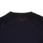 England Womens 7 Alternate Rugby Shirt - Short Sleeve Black 2023 - Top of Back