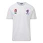England X Rugby World Cup 2023 Mens Cotton T-Shirt - White - Front