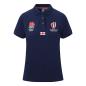 England X Rugby World Cup 2023 Womens Cotton Polo - Navy - Front