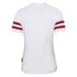 England Womens Home Rugby Shirt - Short Sleeve White 2023 - Back