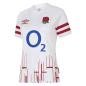 England Womens Home Rugby Shirt - Short Sleeve White 2023 - Front
