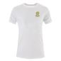England Womens Classic Printed Tee White - Front