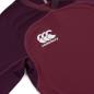 Canterbury Mens Teamwear Evader Plain Rugby Match Shirt - Maroon - Logo
