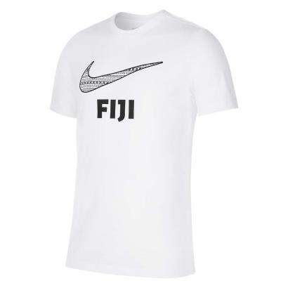 Nike Fiji Mens Swoosh Tee - White - Front