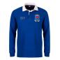 France Mens World Cup Heavyweight Rugby Shirt - Royal - Front