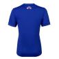 France Womens Home Rugby Shirt - Short Sleeve Royal 2023 - Back
