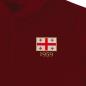 Georgia Mens Rugby Origins 1959 Polo Shirt - Burgundy - Georgia Logo