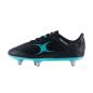 Gilbert Kids Sidestep X15 Rugby Boots - Black - Outer Edge