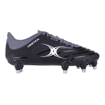 Gilbert Adults Kinetica Power Pro Rugby Boots - Black - Outer Ed