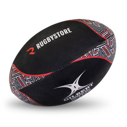 Gilbert Rugbystore Supporters Rugby Ball - Black - New Front Image