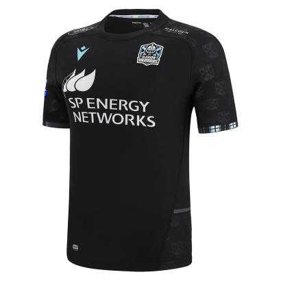 Glasgow Warriors Mens Home Rugby Shirt - Short Sleeve 2023 - Front