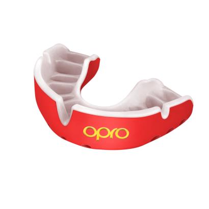 Opro Gold Mouthguard - Red - Front