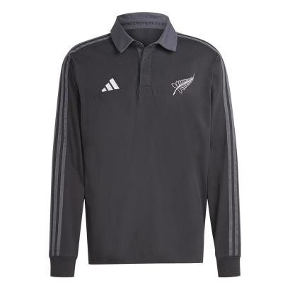 All Blacks Mens Rugby World Cup 2023 Heritage Polo Shirt - Front