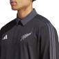 All Blacks Mens Rugby World Cup 2023 Heritage Polo Shirt - adidas and All Blacks Logos
