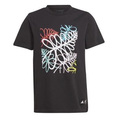 All Blacks Kids Graphic T-Shirt - Black 2024 - Front