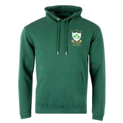 Ireland Kids Grand Slam 2023 Classic Pullover Hoodie - Bottle - Front